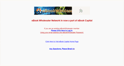 Desktop Screenshot of ebookwholesaler.com