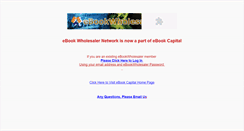 Desktop Screenshot of ebookwholesaler.net