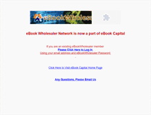 Tablet Screenshot of ebookwholesaler.net